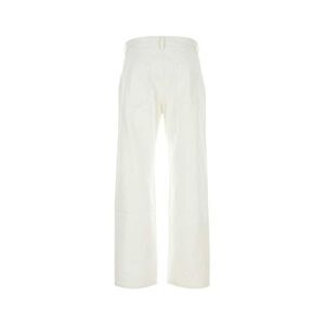 JIL SANDER Wide Leg Tailored Pants Men WHITE